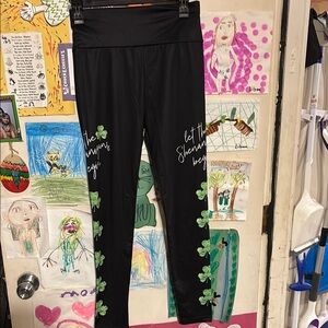 Woman’s medium Irish leggings let the shenanigans begin!! Brand new never worn